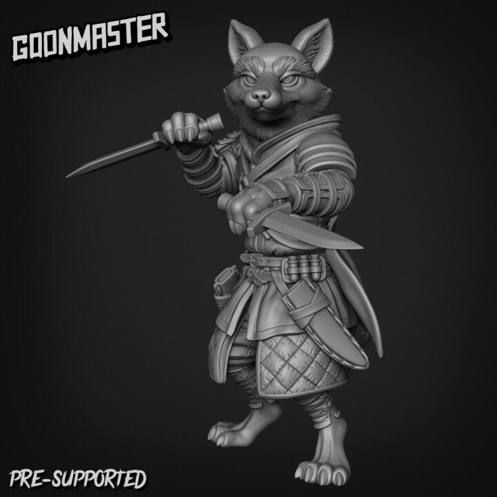 Fox Assassin (5 poses) - Goon Master