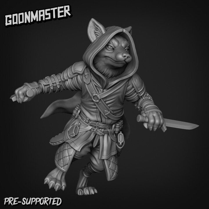 Fox Assassin (5 poses) - Goon Master