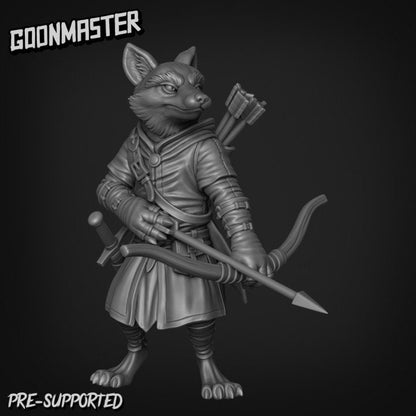 Fox Archer (5 poses) - Goon Master