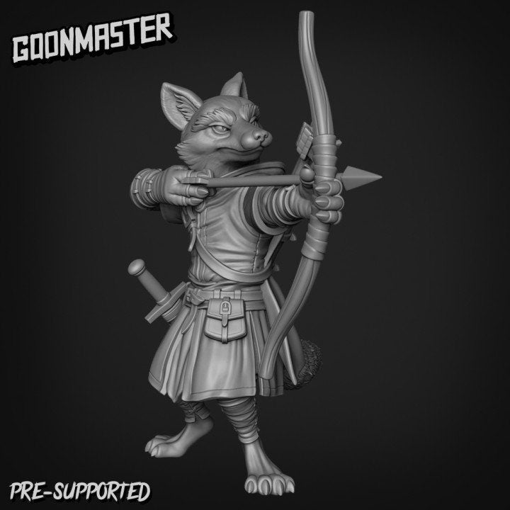 Fox Archer (5 poses) - Goon Master
