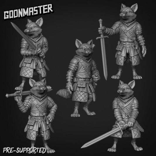 Fox Bounty Hunter (5 poses) - Goon Master