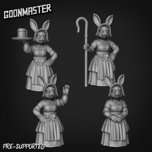 Bunny Villagers (4 poses) - Goon Master
