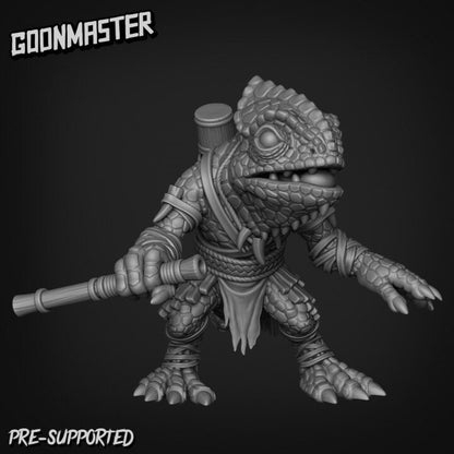 Chameleon Blow Darter (4 poses) - Goon Master