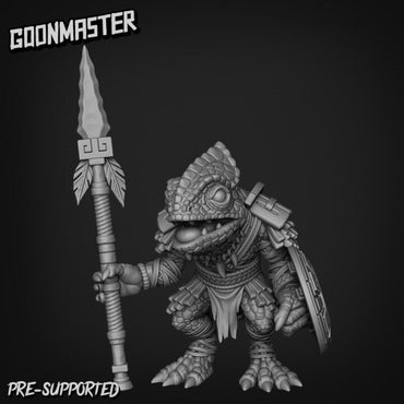 Chameleon Spearman (5 poses) - Goon Master