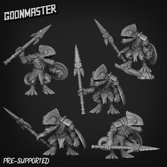 Chameleon Spearman (5 poses) - Goon Master