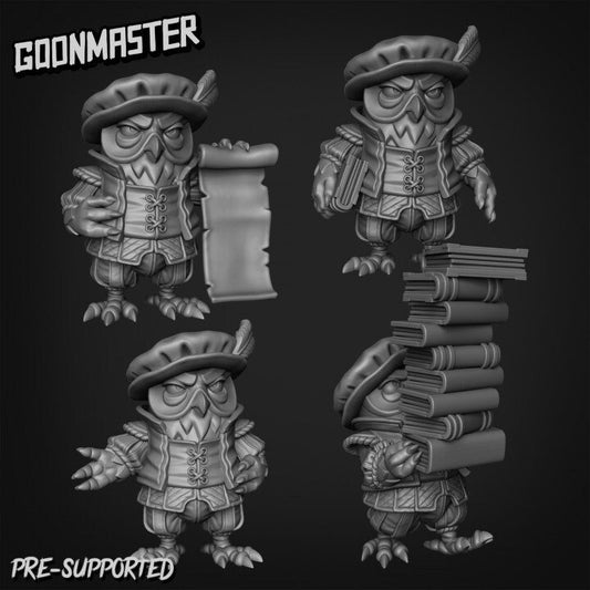 Owl Scholar (4 poses) - Goon Master