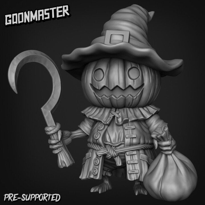 Lumpkin Scarecrow Pumpkin (3 poses) - Goon Master
