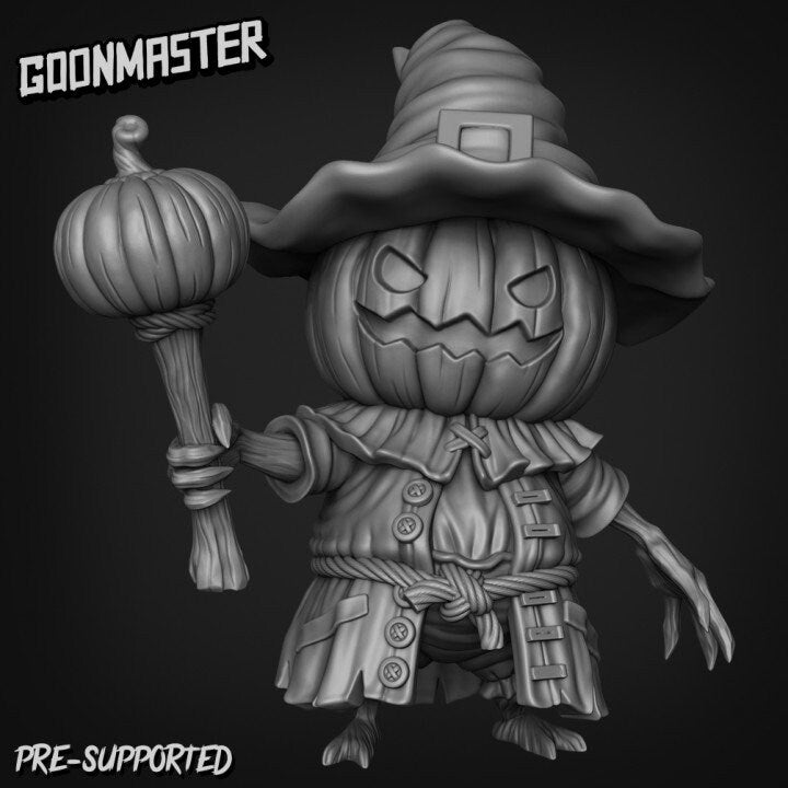Lumpkin Scarecrow Pumpkin (3 poses) - Goon Master
