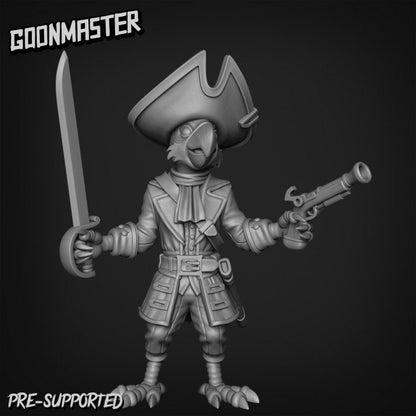 Parrot Pirates (5 poses) - Goon Master