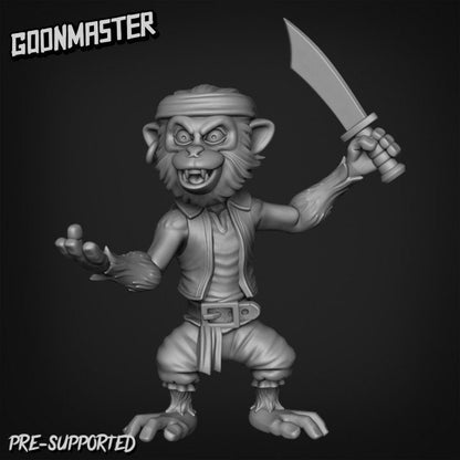 Monkey Pirates (5 poses) - Goon Master