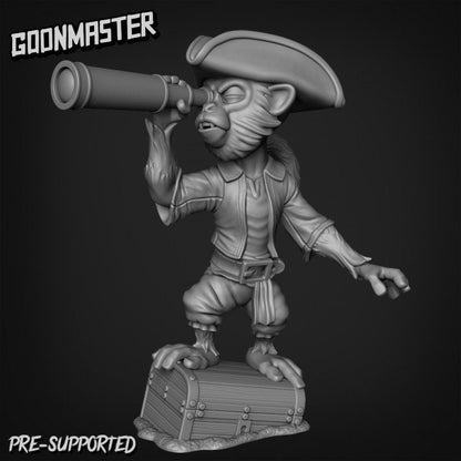 Monkey Pirates (5 poses) - Goon Master