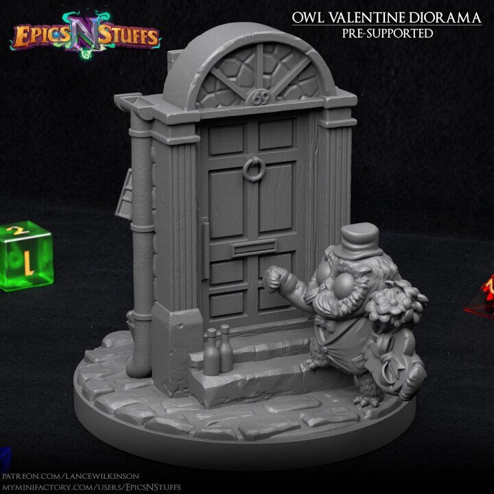Epics'N'Stuffs - Owlkin Valentine Diorama