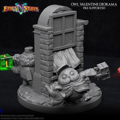 Epics'N'Stuffs - Owlkin Valentine Diorama