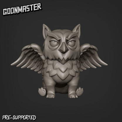 Baby Owl Griffin (2 poses) - Goon Master