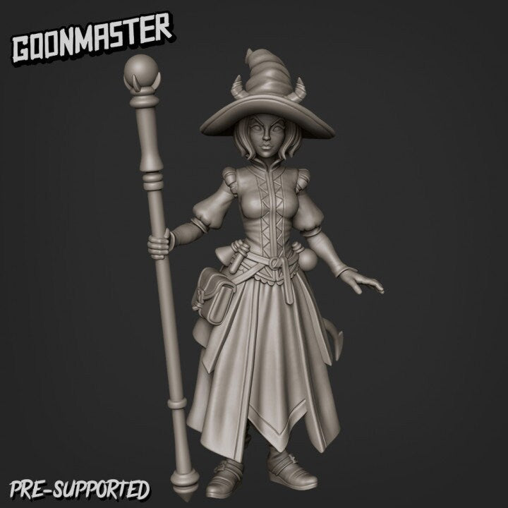 Human/Infernal Wizard (6 poses) - Goon Master