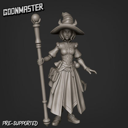 Human/Infernal Wizard (6 poses) - Goon Master