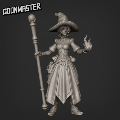 Human/Infernal Wizard (6 poses) - Goon Master