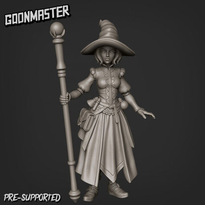 Human/Infernal Wizard (6 poses) - Goon Master