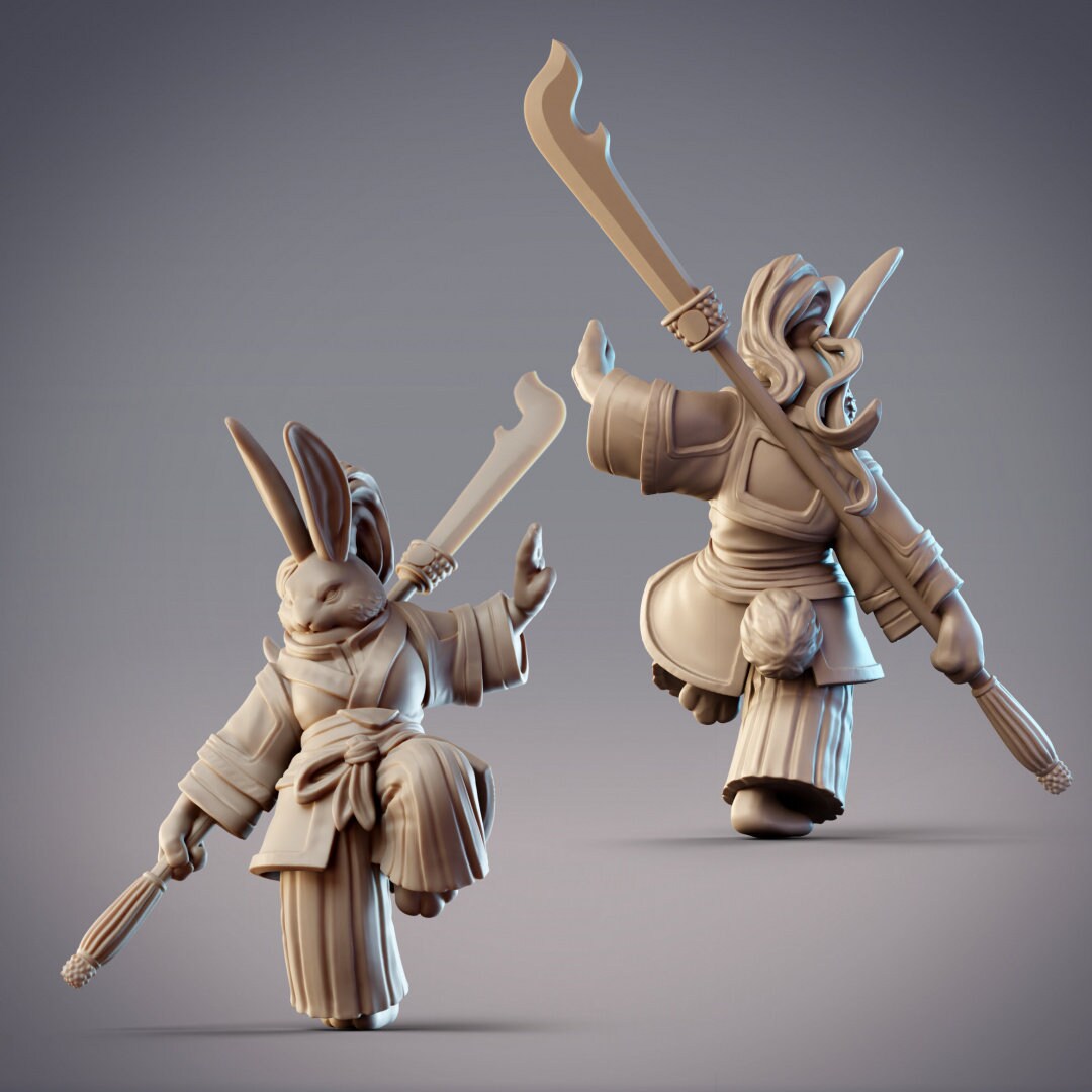 Rabbitfolk Warrior - Sunset Jade, Guanghan Swordswoman