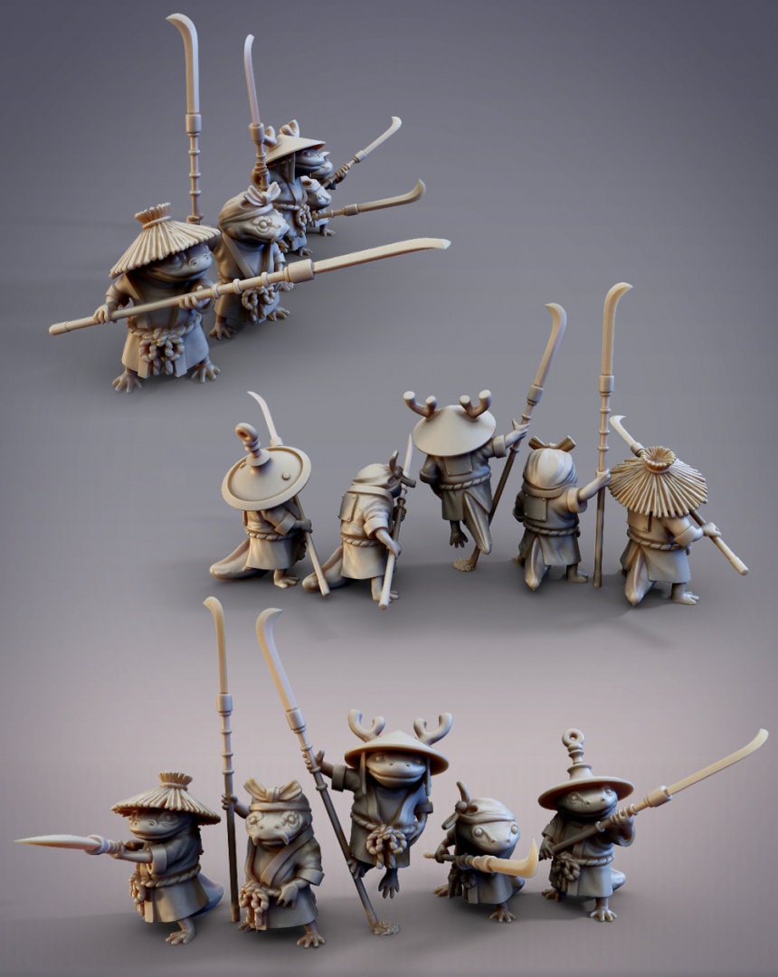 Hanzaki Salamander Ashigaru 5-Pack