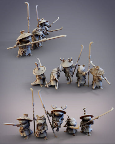 Hanzaki Salamander Ashigaru 5-Pack
