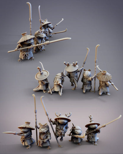 Hanzaki Salamander Ashigaru 5-Pack