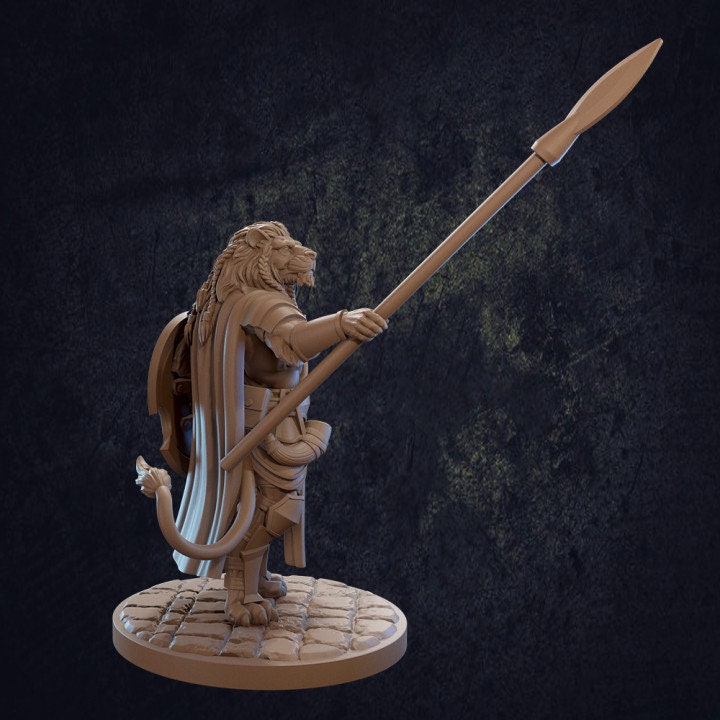 Aechelon Leonin Fighter - Dragon Trappers Lodge