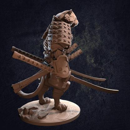 Tengashi Catfolk Samurai - Dragon Trappers Lodge