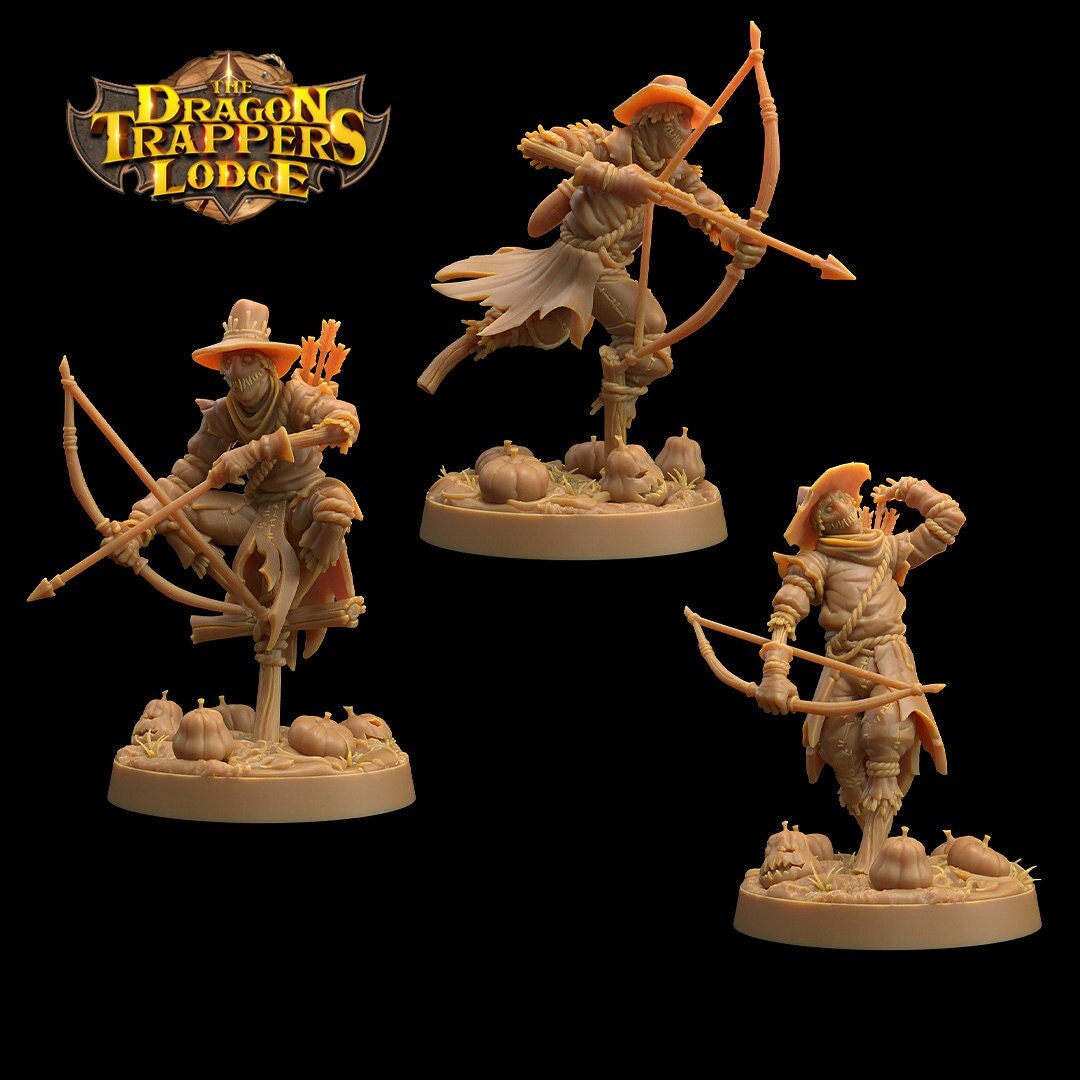 Scarecrows (3 Poses) - Dragon Trappers Lodge