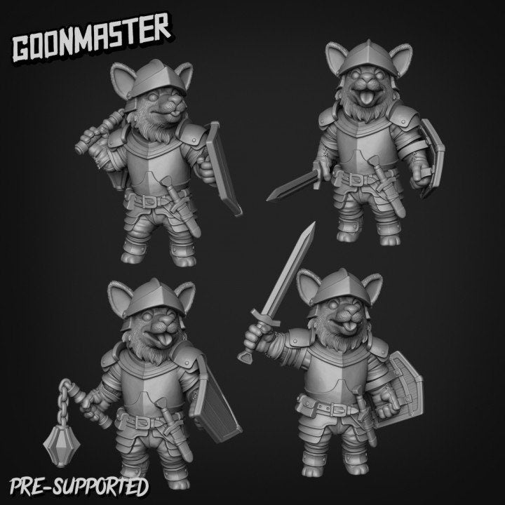 Corgi Knights (4 poses) - Goon Master
