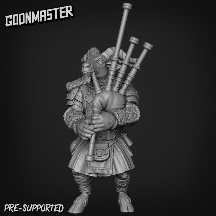 Goat Bagpiper - Goon Master