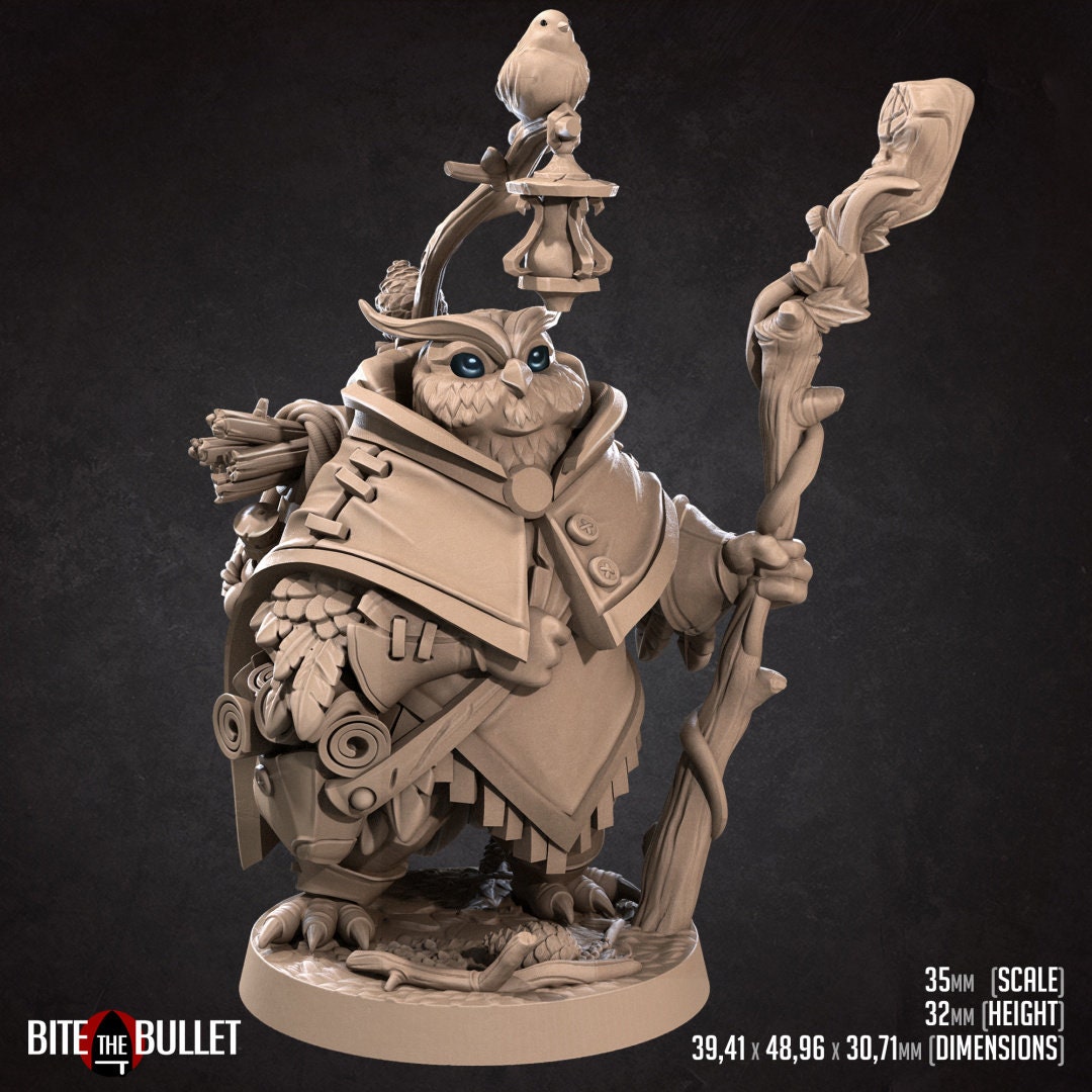 Uka, the Forest Keeper Owlfolk | Bite the Bullet