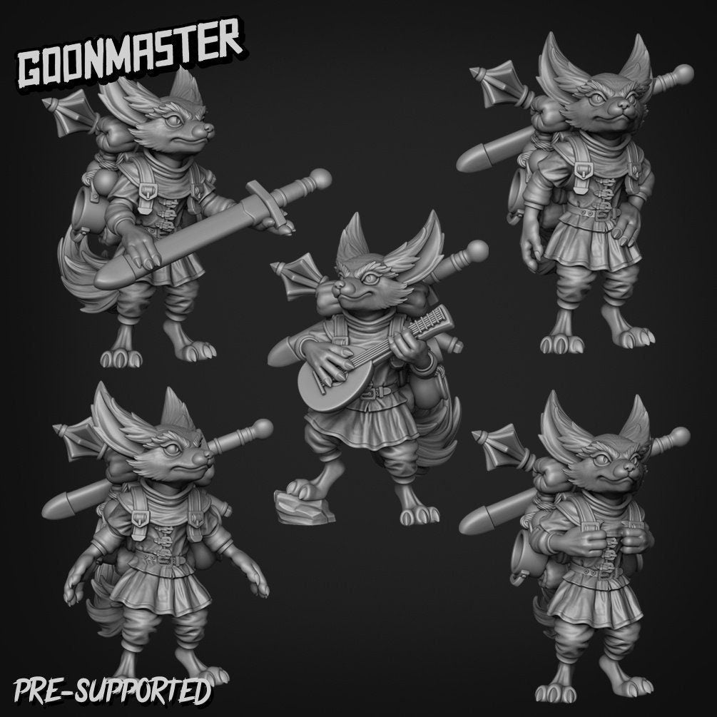 Fennec Squires (5 poses) - Goon Master