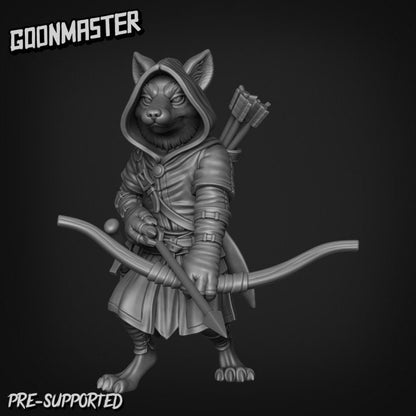 Fox Archer (5 poses) - Goon Master