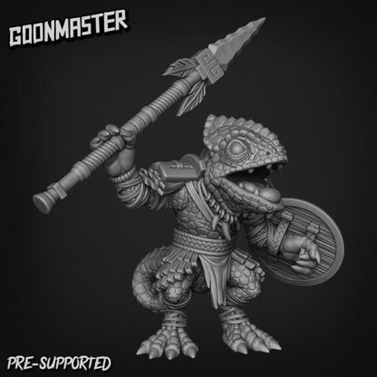 Chameleon Spearman (5 poses) - Goon Master