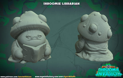 Shroomie Librarian | Epics'N'Stuffs