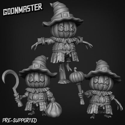 Lumpkin Scarecrow Pumpkin (3 poses) - Goon Master