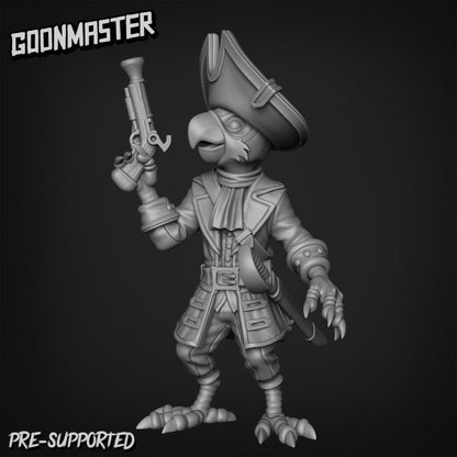 Parrot Pirates (5 poses) - Goon Master