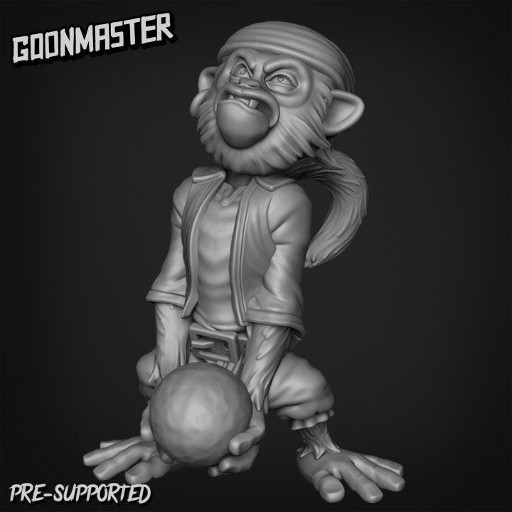 Monkey Pirates (5 poses) - Goon Master