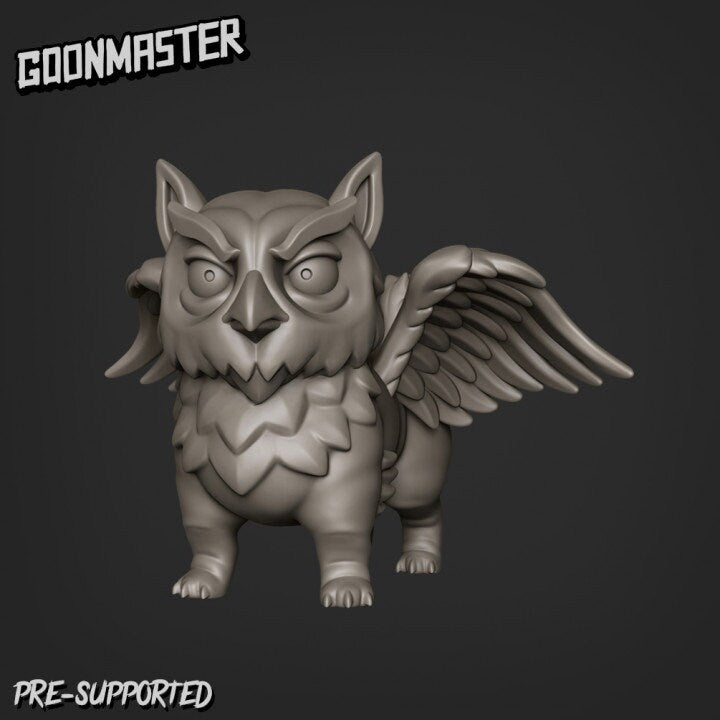 Baby Owl Griffin (2 poses) - Goon Master
