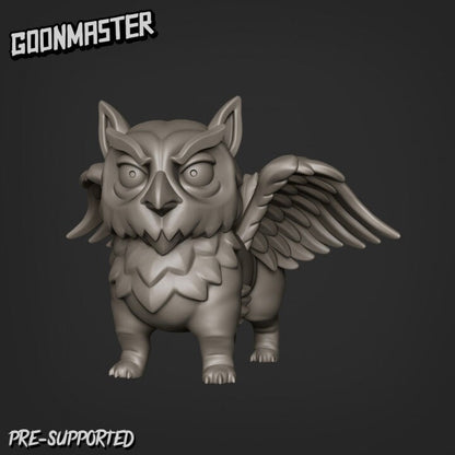 Baby Owl Griffin (2 poses) - Goon Master