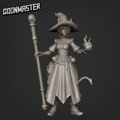 Human/Infernal Wizard (6 poses) - Goon Master