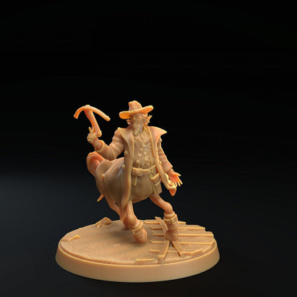 Cowboy centaur resin miniature by The Dragon Trappers Lodge, variant #3 with crossbow.