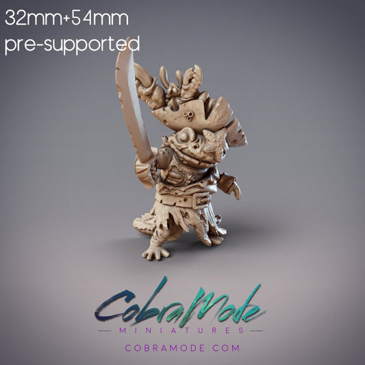 Zombie Pirate Salamander Captain - Kenki, Hanzaki Undead Pirate