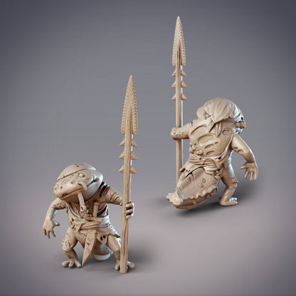 Zombie Amphibians Pirate Crew - Jiro, Goro, and Akumaru, Undead Hanzaki and Hikiga Pirates