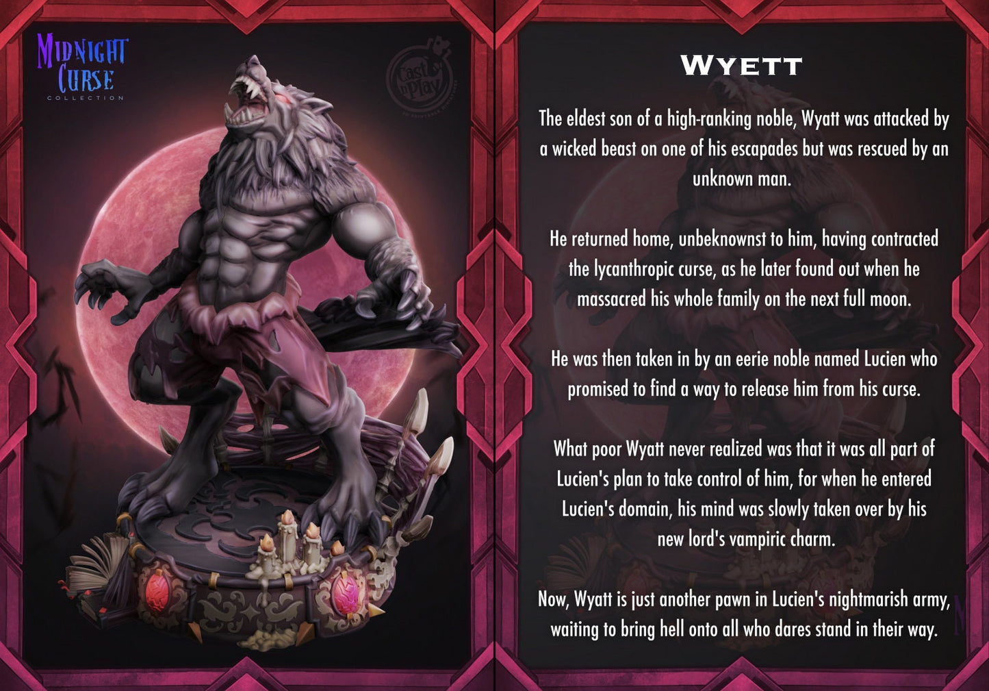 Wyett (Werewolf) - Cast n Play