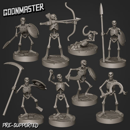 Skeleton Horde (8 poses) - Goon Master