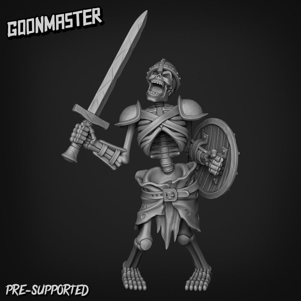 Skeletal Warriors (5 poses) - Goon Master
