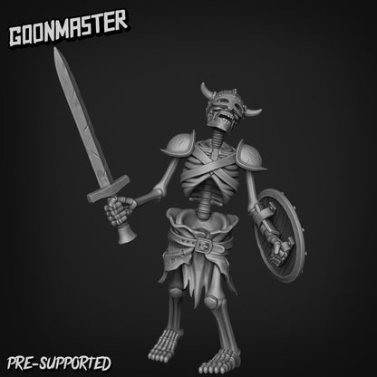 Skeletal Warriors (5 poses) - Goon Master