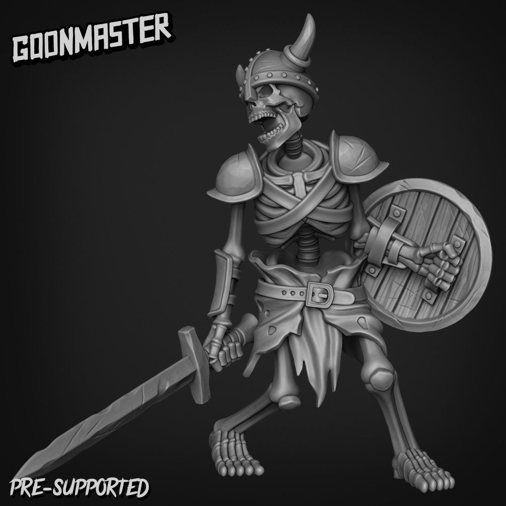 Skeletal Warriors (5 poses) - Goon Master